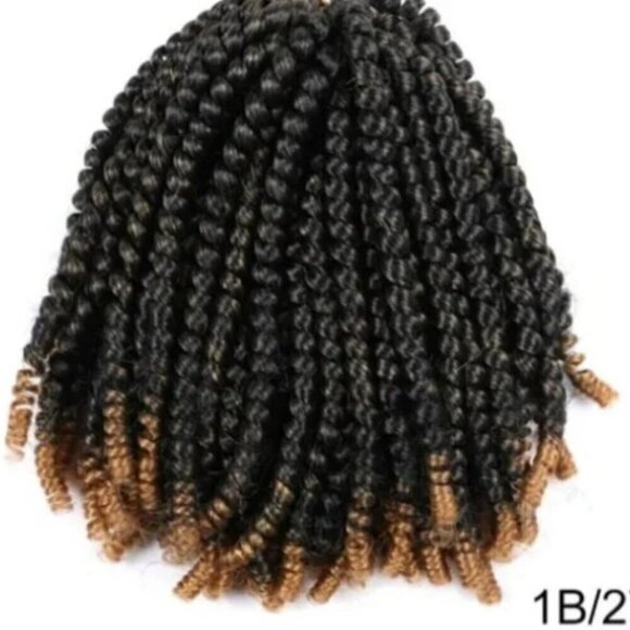 SPRING TWIST CROCHET HAIR EXTENSIONS 1B/27 - Picture 1 of 7